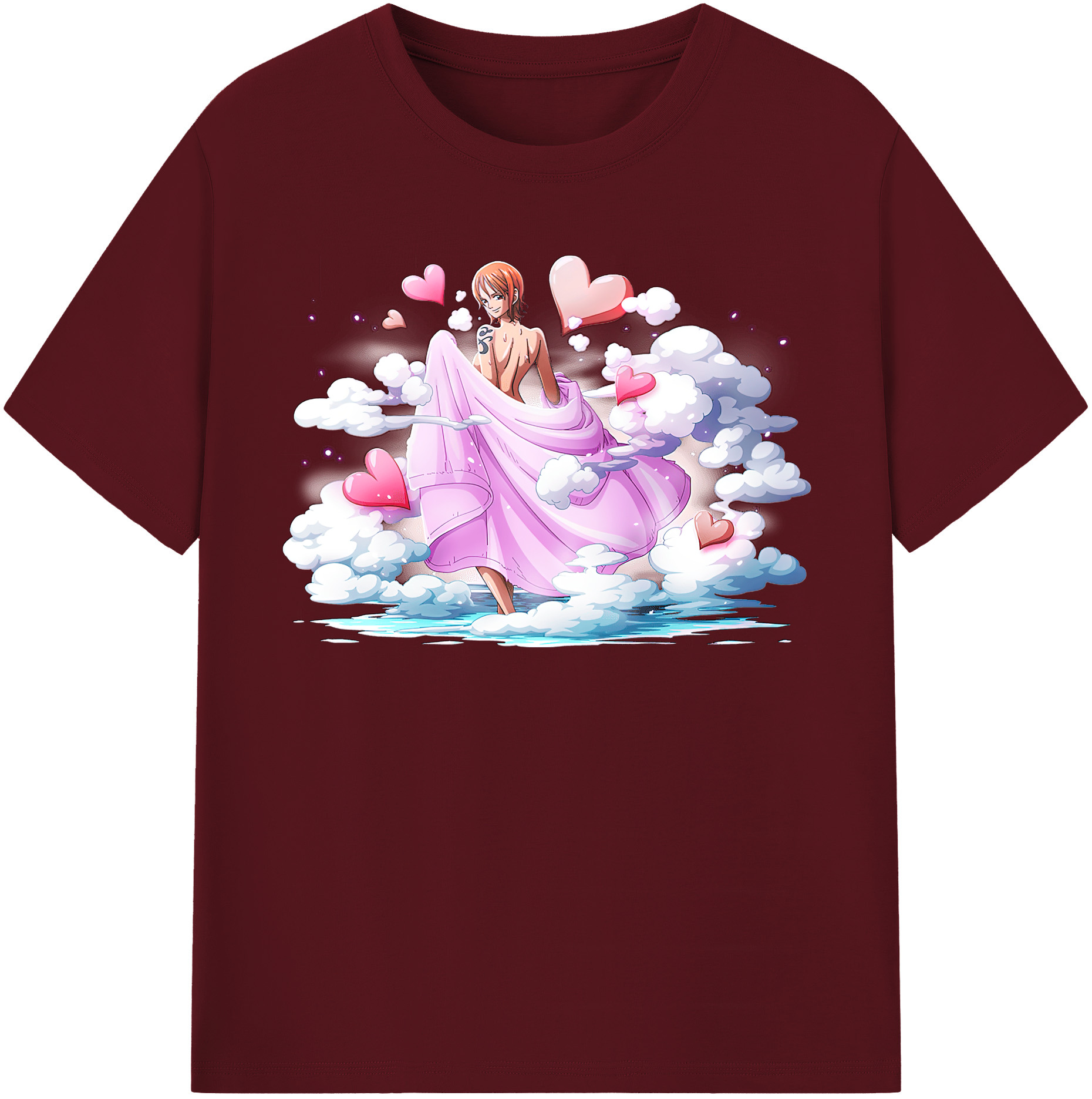ワンピース ナミ ONE PIECE Nami 綿100％半袖Tシャツ（フロントプリント）